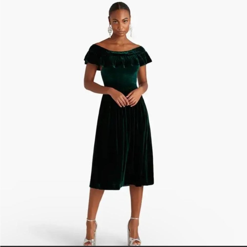 🚨💃🏻💚💚HILL HOUSE emerald velvet dress 🚨🚨🔥🔥🔥